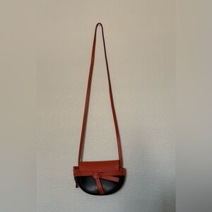 Loewe Gate Bag Mini Black Orange